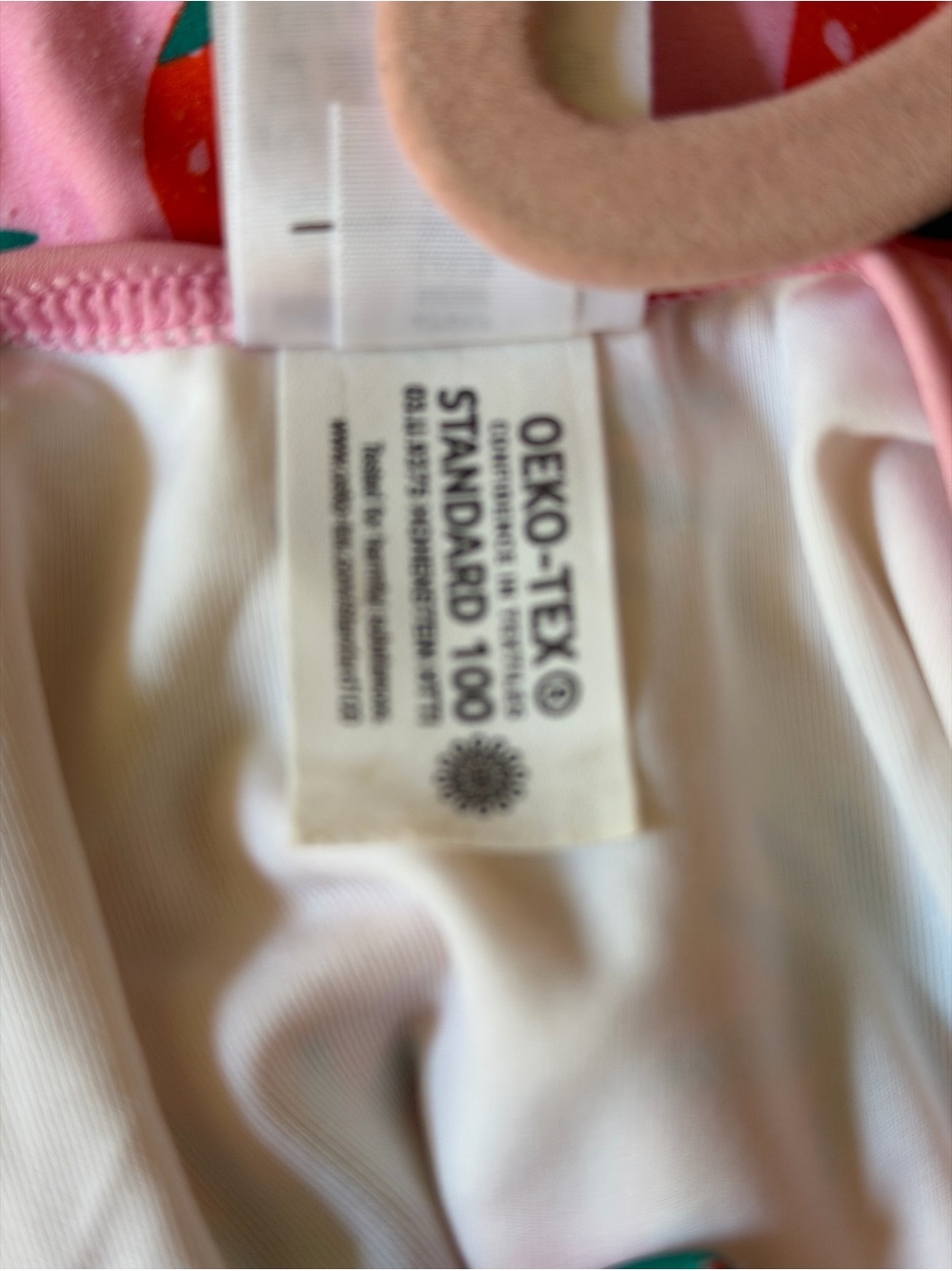 4/$25 Hanna Anderson One-Piece Strawberry Swimsuit Size 10 - Picture 7 of 16